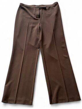Norton McNaughton Women’s 14 Chocolate Brown Stretch Business Casual Pants